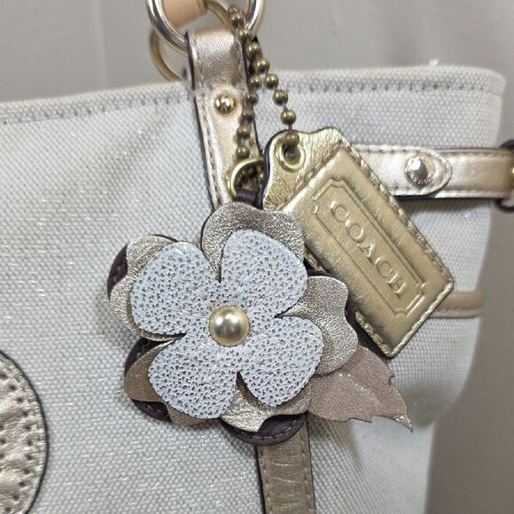 Coach Julia Op Art “C” Shoulder Bag and Wallet - Picture 5 of 16